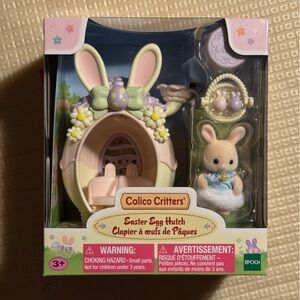 Calico Critters Easter Egg Hutch new in box